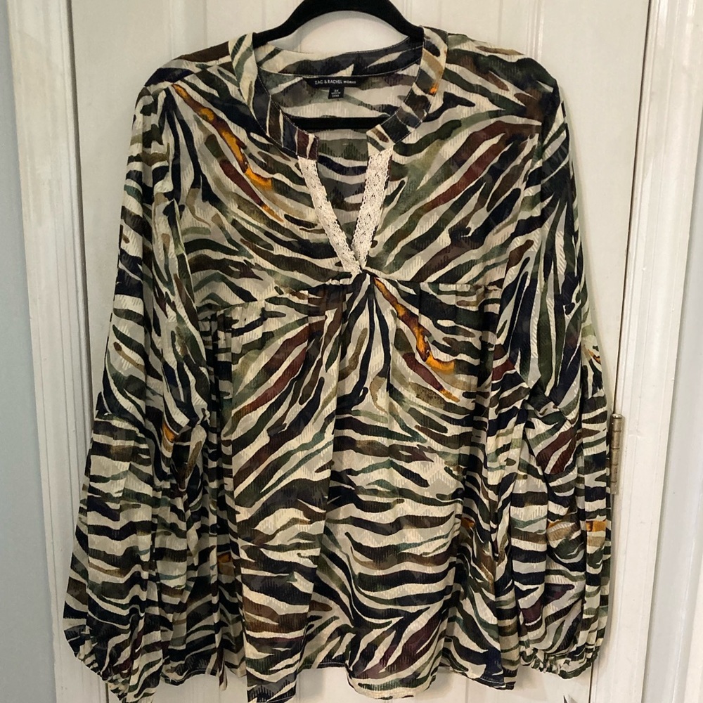 Trendy plus size top